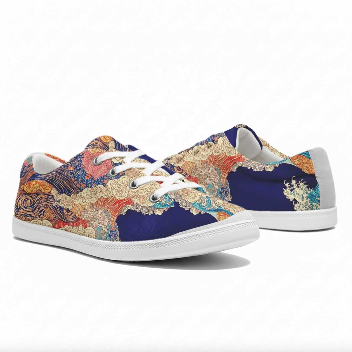 Vintage Pattern Unisex Casual Sneakers