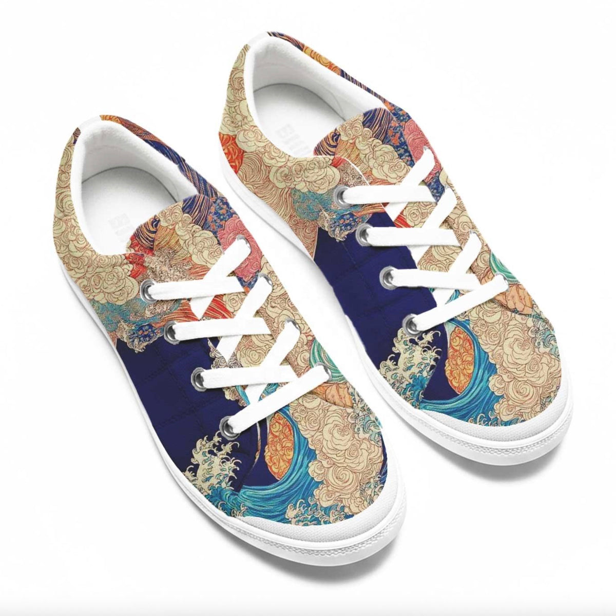 Vintage Pattern Unisex Casual Sneakers
